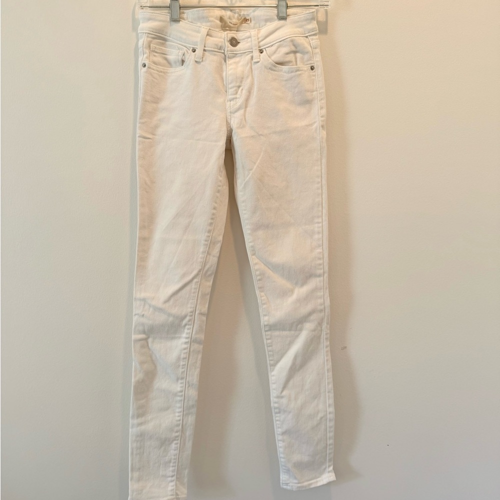 Levi's Women's Cream Skinny Jeans